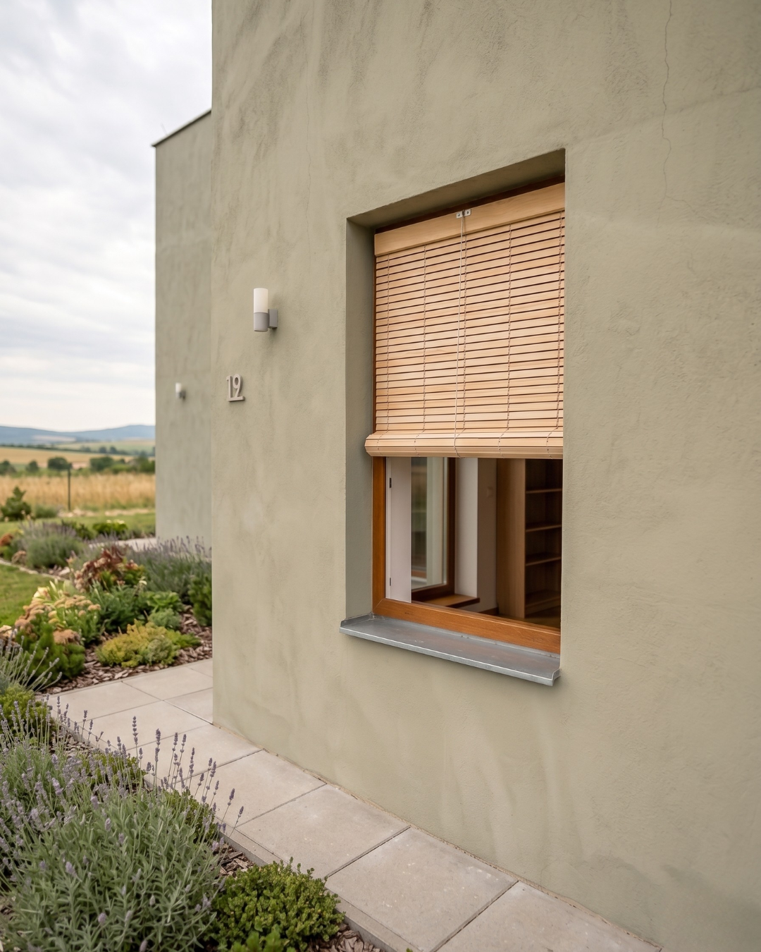 Store extérieur pour fenêtres en bois - Naturel