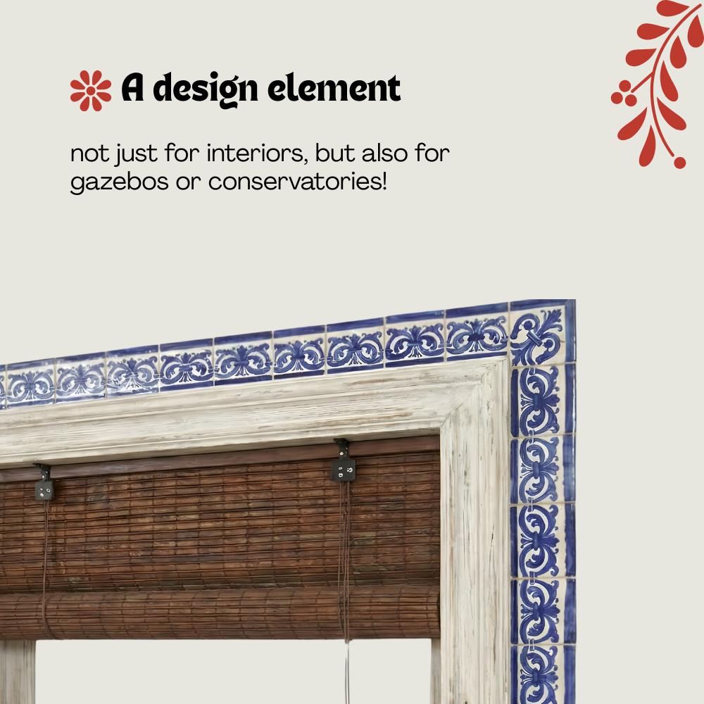 Store enrouleur occultant en bambou - Brun