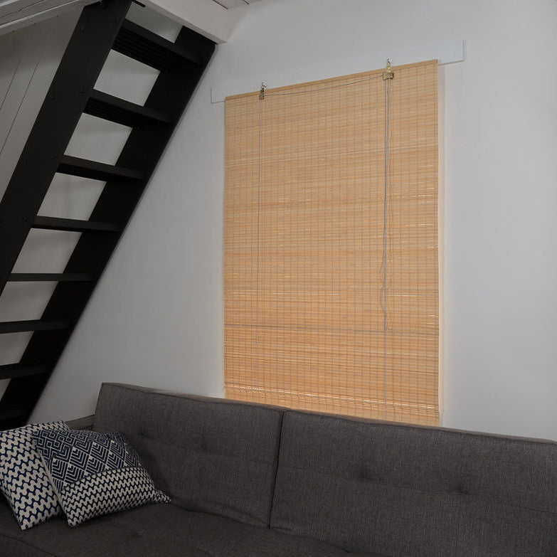 Store enrouleur occultant en bambou - Naturel