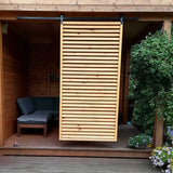 Pare-soleil en bois pour terrasse - Naturel