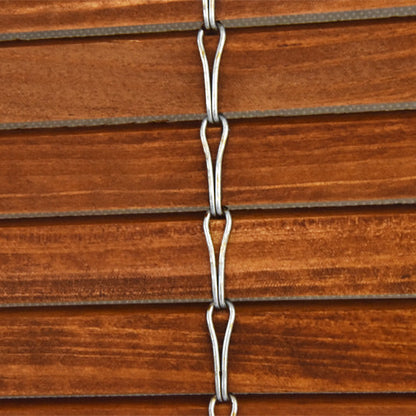 Store enrouleur en bois pour pergola - Cerisier