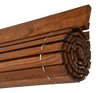 Store enrouleur en bois pour pergola - Cerisier