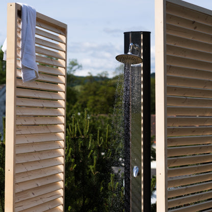 Paravent extérieur autoportant Gén. 2 - Bois naturel