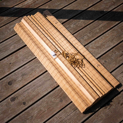 Auvent en bambou pour pergola - Brun clair