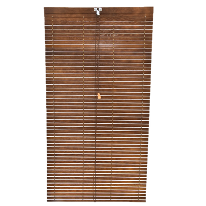 Store enrouleur en bois pour pergola - Brun