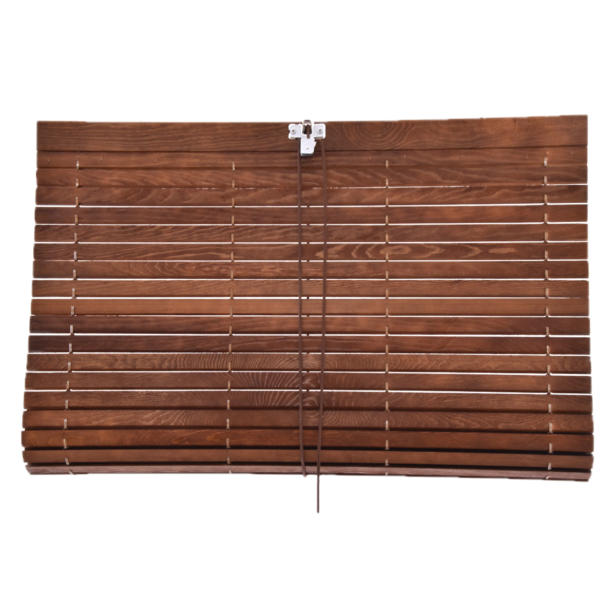 Store enrouleur en bois pour pergola - Brun