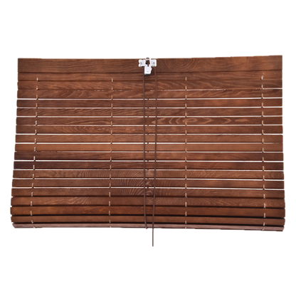 Store enrouleur en bois pour pergola - Brun