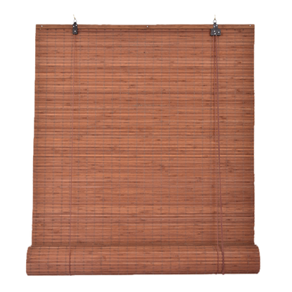 Store enrouleur occultant en bambou - Brun