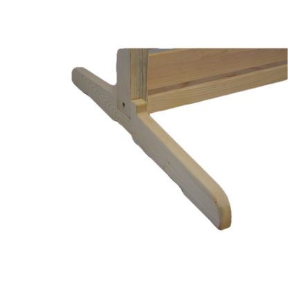 Paravent extérieur autoportant Gén. 1 - Bois naturel