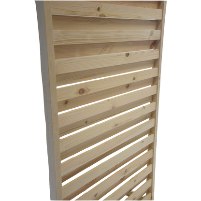 Paravent extérieur autoportant Gén. 1 - Bois naturel